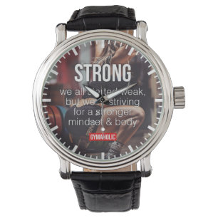 STARK, das Gewicht der Frauen hebt inspirierende W Armbanduhr