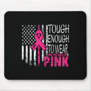 stark genug, um rosa Brustkrebs zu tragen Mousepad