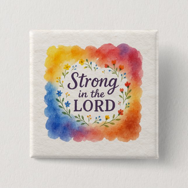 Stark im christlichen Kunstwerk  Button (Vorderseite)