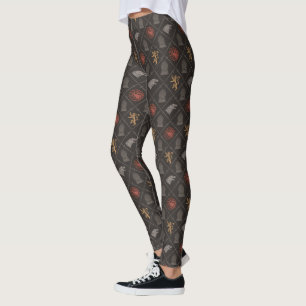 Stark, Lannister, Targaryen, Iron Throne Muster Leggings