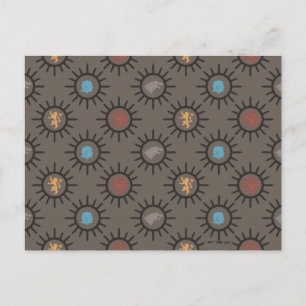 Stark, Lannister, Targaryen, NachtkönigPattern Postkarte