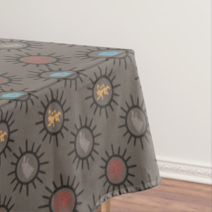 Stark, Lannister, Targaryen, NachtkönigPattern Tischdecke