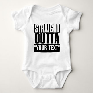 STARK OUTTA "YOUR TEXT" CUSTOM BABY STRAMPLER