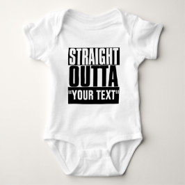 STARK OUTTA "YOUR TEXT" CUSTOM BABY STRAMPLER