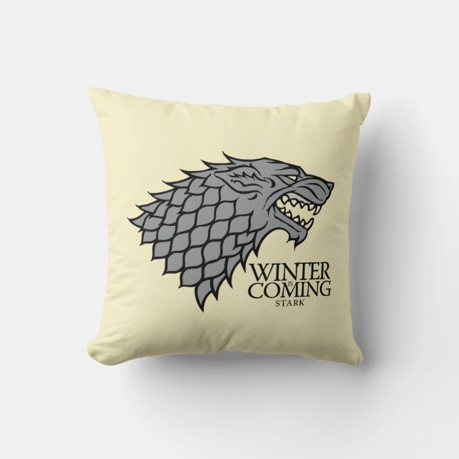 Stark Sigil - der Winter kommt Kissen (Vorderseite)