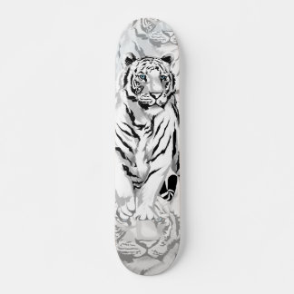 Stark weiße Tiger-Skateboard Skateboard