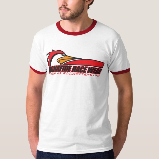 "Stark wie die Lippen des Spechts" durch ehrliche T-Shirt (Vorderseite)