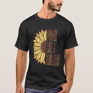 Stark wie eine Sonnenblume Gärtnerei Gärtner Blu T-Shirt