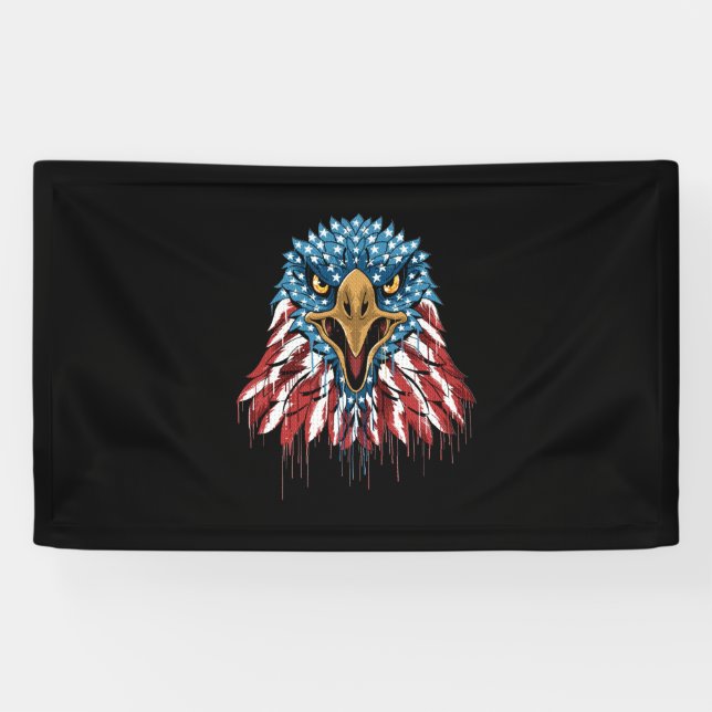 Stärke Amerikas am 4. Juli Banner (Horizontal)