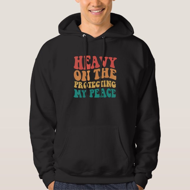 Starke Anstrengungen zum Schutz meines Friedens Hoodie (Vorderseite)