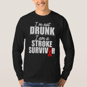 Starke Aufmerksamkeit Überlebende Proud Funny Stro T-Shirt
