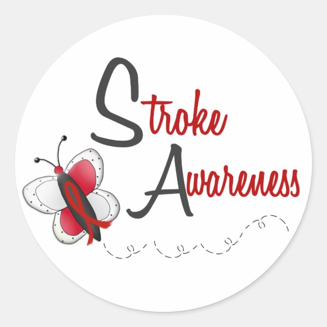 STARKE Awareness BUTTERFLY SERIES 2 Runder Aufkleber (Vorderseite)