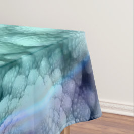 Starke blaue bunte Baumwolltischdecke Tischdecke