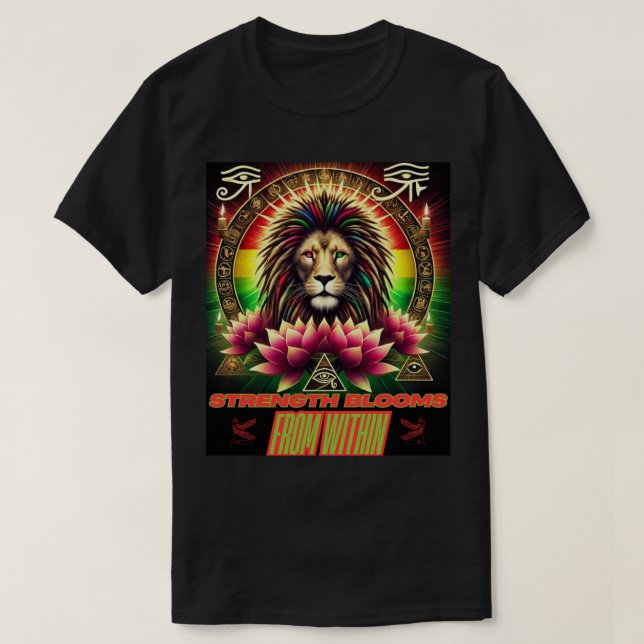STÄRKE BLOOMEN AUS INNERHALB DER BHM2025 T-Shirt (Design vorne)