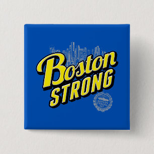Starke Boston-Stadt erinnert sich an Dekor Button