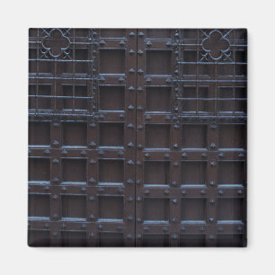 Starke braune Eisentür Magnet