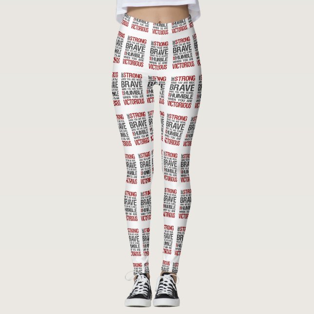 Starke Brave Humble Victoria Yoga Gym Leggings (Vorderseite)
