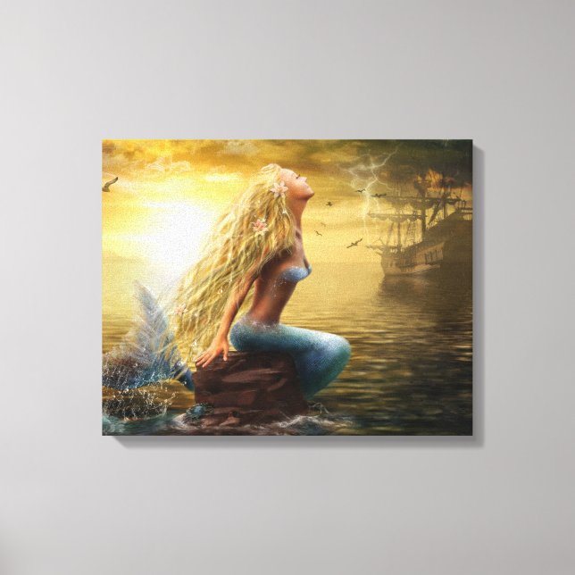 Starke Canvas Print Mermaid (2) Leinwanddruck (Vorderseite)