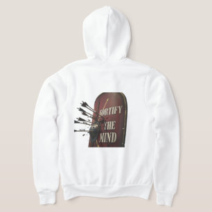 Stärke den Geist   Stoischer Römischer Schild Moti Hoodie