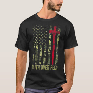 Stärke Der Glaube an die Christliche Cross-America T-Shirt