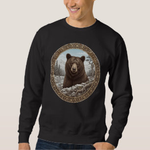 Stärke des wilden Bären Vintage Hoodie