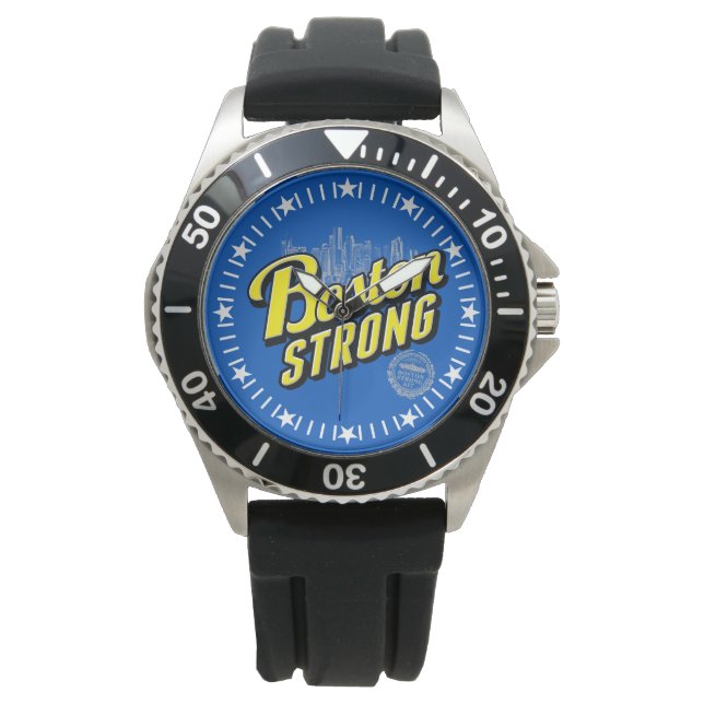 Starke Erinnerungen an den Blue Dial in Boston Cit Armbanduhr (Vorderseite)
