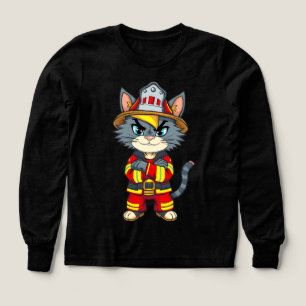 Starke Feuerwehrkatze - Stil der 90er Cartoon