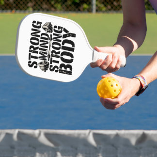 Starke Fitness des Körpers Motivierend Pickleball Schläger