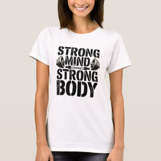 Starke Fitness des Körpers Motivierend T-Shirt