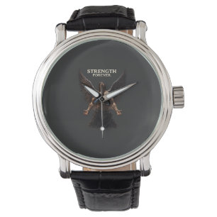 Stärke Forever Dark Angel Design – Motivierend Armbanduhr