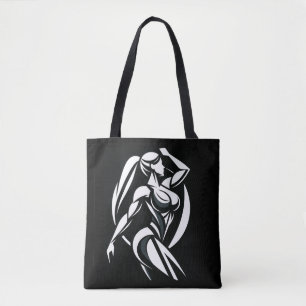 Starke Frau Fitness Personal Training Minimalistis Tasche