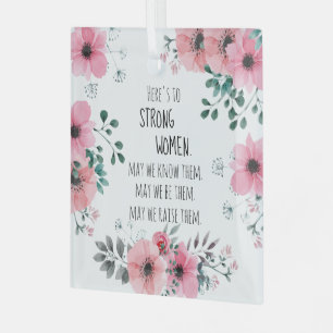 Starke Frauen - Geschenk des Internationalen Fraue Ornament Aus Glas