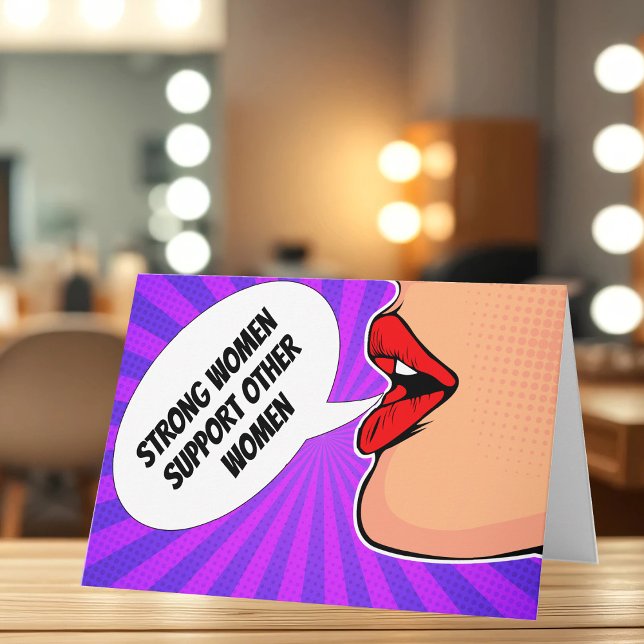 Starke Frauen unterstützen andere Frauen Karte (Von Creator hochgeladen)