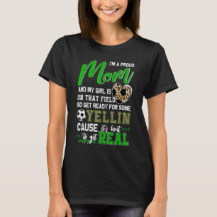 Starke Fußballfamilie Mama Matching T-Shirt