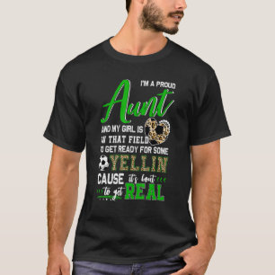 Starke Fußballtante passt gut zusammen T-Shirt