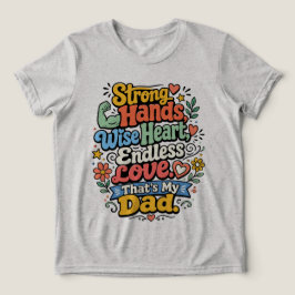 Starke Hände, Weises Herz, Endlose Liebe Personali Tri-Blend Shirt