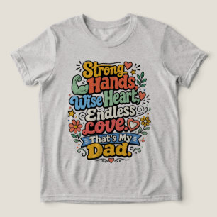 Starke Hände, Weises Herz, Endlose Liebe Personali Tri-Blend Shirt
