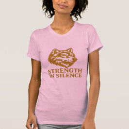 Stärke im Stille Wolf T - Shirt - Motivierend