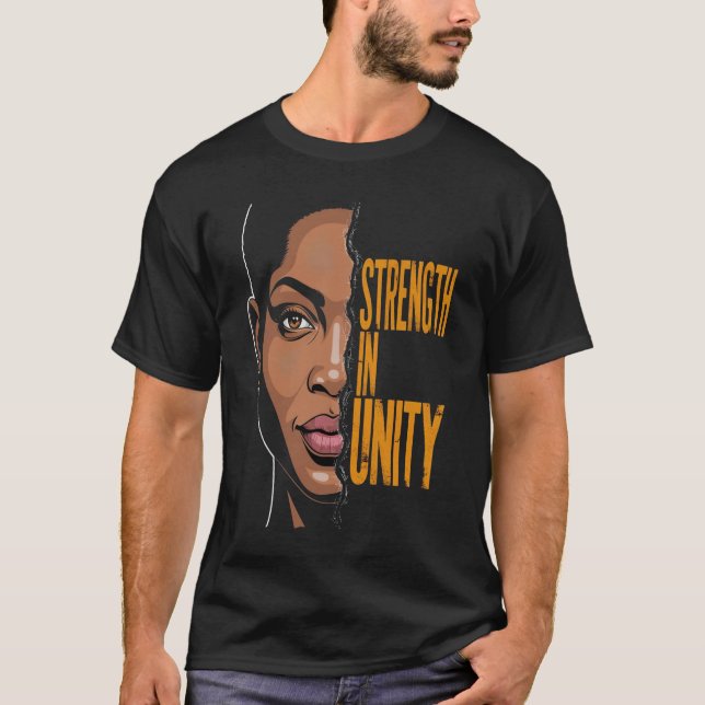 Stärke in Einheit - Stärkung Afrikas T-Shirt (Vorderseite)