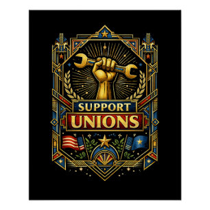 Stärke in Solidarität Poster