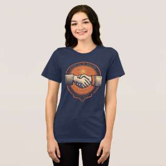 Stärke in Unity - Design von geklatschten T - Shir Tri-Blend Shirt