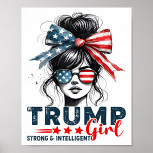 Starke intelligente Frauen für Trump-Girl Mega Poster