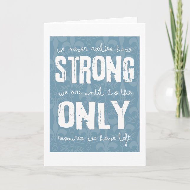 Stärke Karte (Vorderseite)