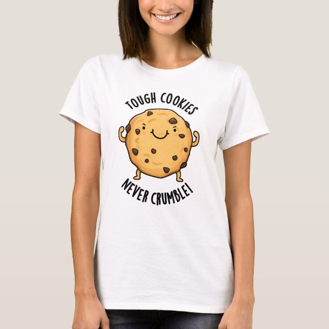 Starke Kekse zerbrechen nie lustigen Food Puff T-Shirt (Vorderseite)