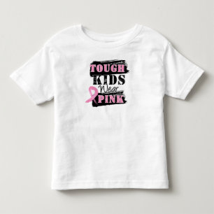 Starke Kinder tragen Rosa - Brustkrebs-Bewusstsein Kleinkind T-shirt