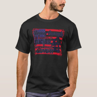 Starke Lehrer I Liebe Lehrer USA Flag T-Shirt