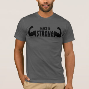 Starke Leistung - Motivierend Gym-T - Shirt