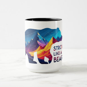 Starke Lile a Bär farbenfroh im Freien Tasse