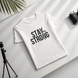 Starke Motivierend Minimalistische Typografie blei T-Shirt