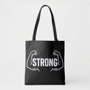 Starke Muskeln Power - Fitness Motivation Beutel Tasche